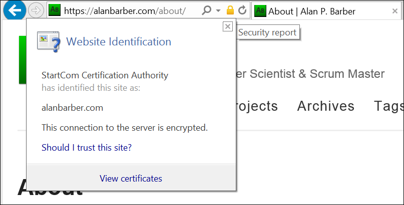 SSL Cert and No WWW